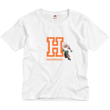 Frisco Hurricanes Youth Basic Gildan Heavy Cotton Crew Neck Tee