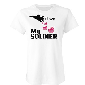 I love my marine Junior Fit Bella Sheer Longer Length Rib Tee