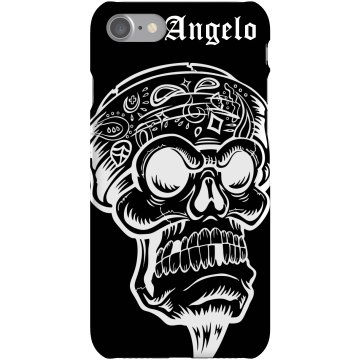 Angelo's Skull iPhone Plastic iPhone 5 Case Black