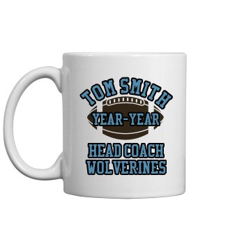 Football Coach Mug 11oz Ceramic Coffee Mug