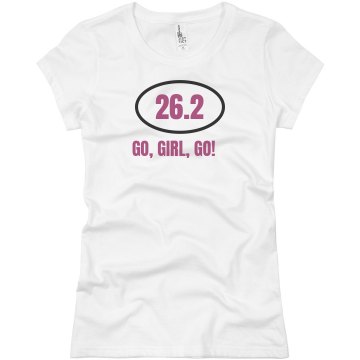 Shirley's Marathon w/Back Junior Fit Basic Bella Favorite Tee