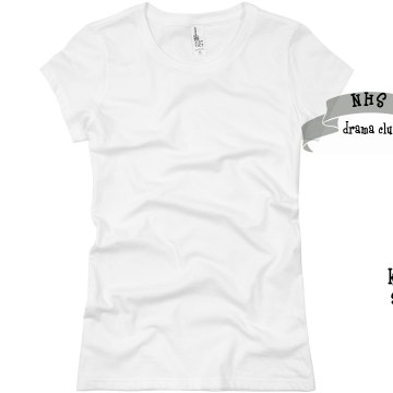 NHS Drama Club Junior Fit Basic Bella Favorite Tee