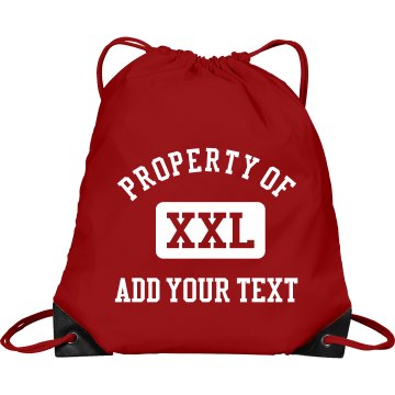 Property Of Theater Port & Company Drawstring Cinch Bag