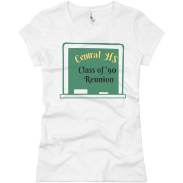 Central HS Reunion Junior Fit Basic Bella Favorite Tee