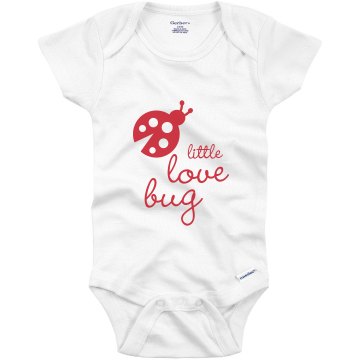 Little Love Bug Infant Gerber Onesies