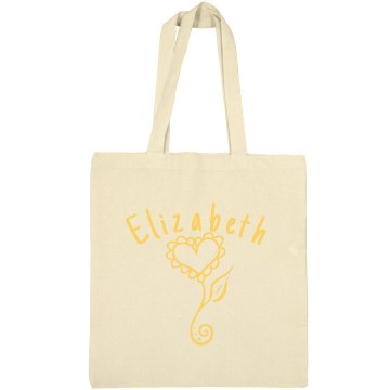 Personalized Bag Liberty Bags Canvas Bargain Tote Bag