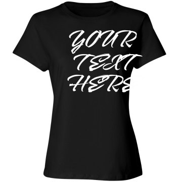 Rhinestone Text Misses Misses Relaxed Fit Gildan Ultra Cotton Tee
