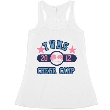 Cheer Camp Tank Misses Relaxed Fit Basic Anvil Heavyweight Tank Top