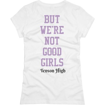 Powderpuff Jersey w/ Back Junior Fit Basic Bella Favorite Tee