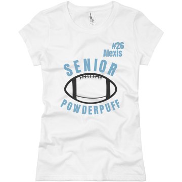 Senior Powderpuff Junior Fit Basic Bella Favorite Tee