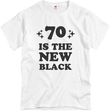 70 Is The New 30 Junior Fit Basic Bella Favorite Tee