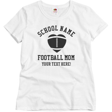 Dublin Football Mom Junior Fit Basic Bella Favorite Tee