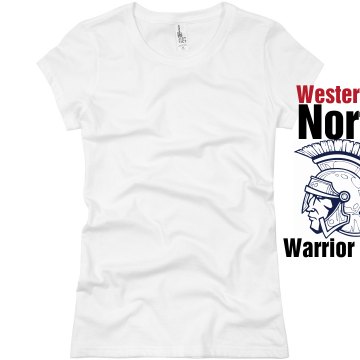Westerville Football Mom Junior Fit Basic Bella Favorite Tee