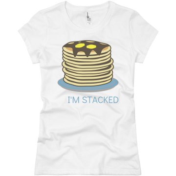 I'm Stacked Junior Fit Basic Bella Favorite Tee