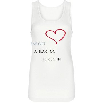 Heart On Junior Fit Bella Longer Length 1x1 Rib Tank Top