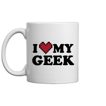 I Love My Geek 11oz Ceramic Coffee Mug