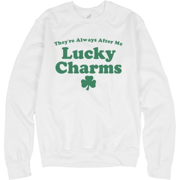 Lucky Charms St. Pat Tee Junior Fit Bella Sheer Longer Length Rib Tee