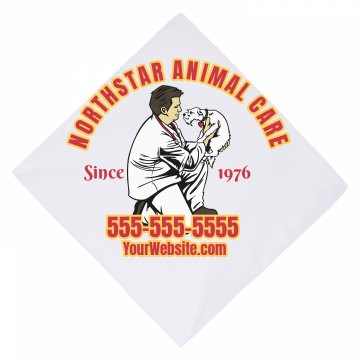 Veterinary Billboard Dog Bandana