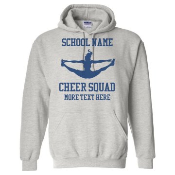 Dublin HS Cheer Squad Unisex Gildan Heavy Blend Hoodie