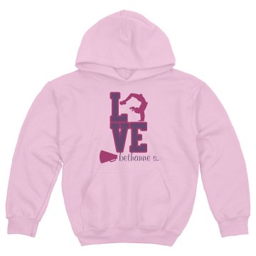 Cheerleader Hoodie Youth Gildan Heavy Blend Hoodie