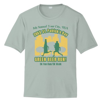 St. Patrick's Beer Run! Paragon Women's Performance Tee