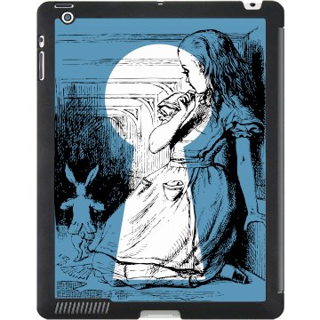 Alice Meets the Rabbit Black iPad Smart Cover