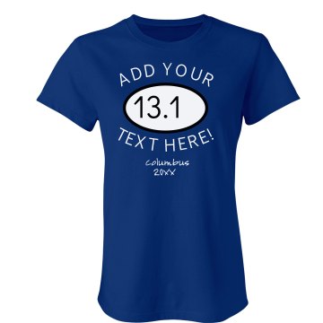 13.1 Custom Tee Junior Fit American Apparel Fine Jersey Tee