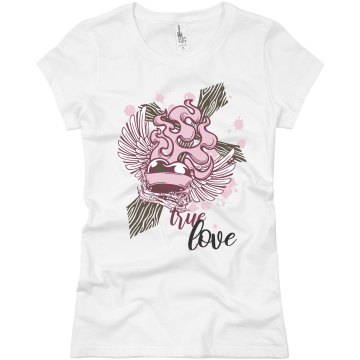 Christian Love Junior Fit Basic Bella Favorite Tee