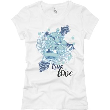 My Christian Love Junior Fit Basic Bella Favorite Tee