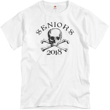 Senior Crossbones 2013 Unisex Basic Gildan Heavy Cotton Crew Neck Tee
