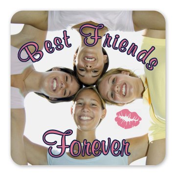 BFF Magnet Square Magnet