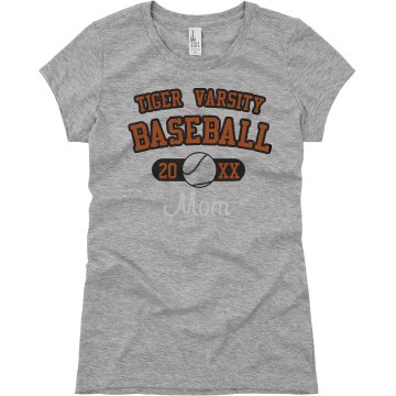 Baseball Mom Junior Fit Basic Bella Favorite Tee