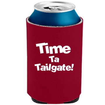 Time Ta Tailgate The Official KOOZIE Can Kooler