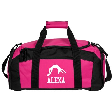Cheer Tumbler Duffle Bag Port & Company Large Square Duffel Bag