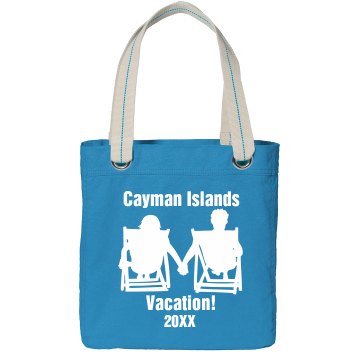 Summer Vacation Beach Bag Port Authority Color Canvas Tote