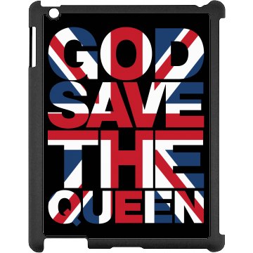 Save The Queen iPad Case Black iPad Snap-on Case