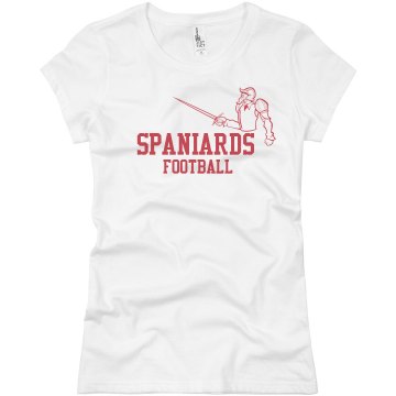 Spaniards Football Junior Fit Basic Bella Favorite Tee
