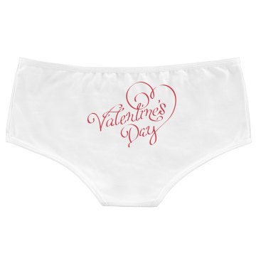 Valentine's Day Hotshorts Bella White Basic Hotshort