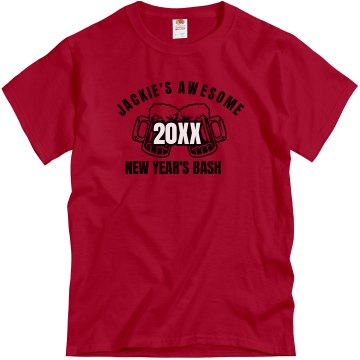Jackie's New Year's Bash Unisex Gildan Heavy Cotton Crew Neck Tee