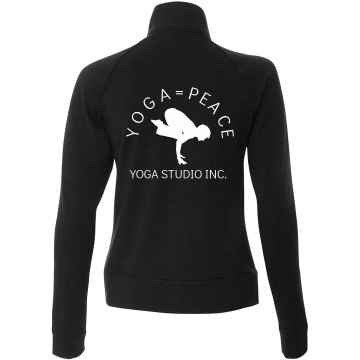 Yoga Studio Jacket Junior Fit Bella Cadet Zip Track Jacket