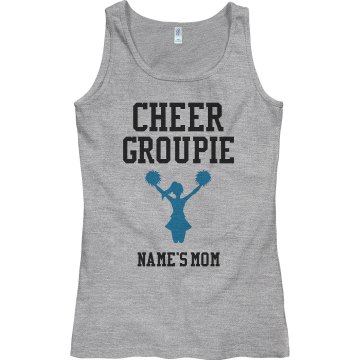 Cheer Groupie Junior Fit Bella Sheer Longer Length Rib Tank Top