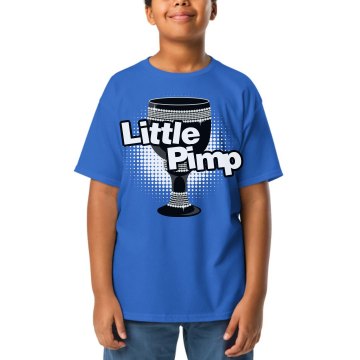 Little Pimp Youth Gildan Ultra Cotton Crew Neck Tee