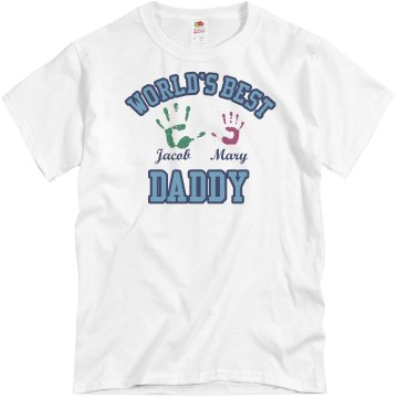 World's Best Daddy Tee Unisex Basic Gildan Heavy Cotton Crew Neck Tee
