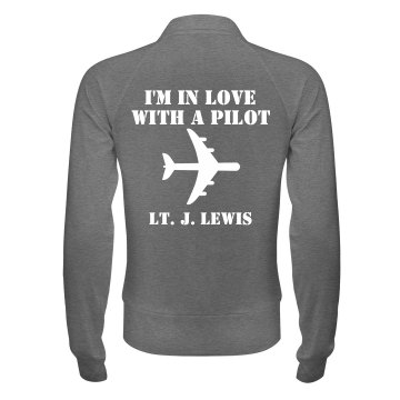 Love with a Pilot Junior Fit Bella Cadet Zip Track Jacket