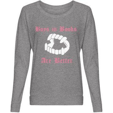Boys in Books Junior Fit Bella Sheer Longer Length Jersey 2-in-1 Tee