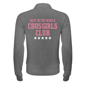 Girls Club Junior Fit Bella Cadet Zip Track Jacket