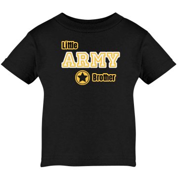 Little Army Brother Infant Rabbit Skins Lap Shoulder Tee