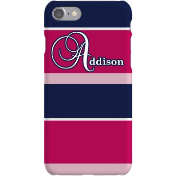 Stripe iPhone 5 Cover Plastic iPhone 5 Case White 