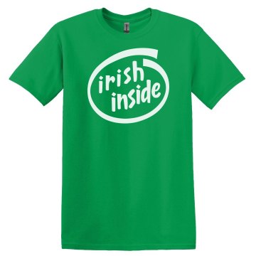 Irish Inside Unisex Gildan Heavy Cotton Crew Neck Tee