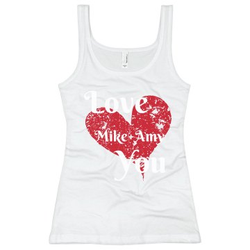 Love You Junior Fit Bella Sheer Longer Length Rib Tank Top